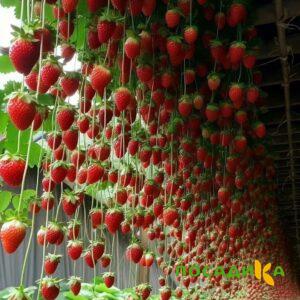 Клубника ампельная Анастасия купить по цене от 370р. в интернет-магазине «Посадика» с доставкой почтой в в Грязие и по всей России – [изображение №1].