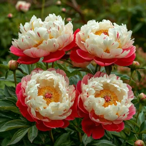 Пион Коралловый Каскад купить по цене от 490р. в интернет-магазине «Посадика» с доставкой почтой в в Грязие и по всей России – [изображение №1].